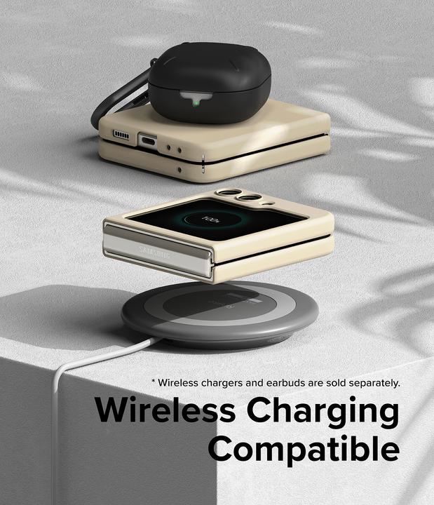 Produktbild Ringke Case for Galaxy Z Flip 5 SLIM VANILLA (Samsung Galaxy Z Flip5)