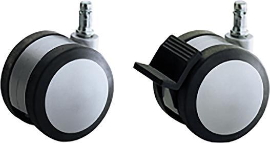 Actual product image Hettich Swivel castor without brakes suitable for Ka