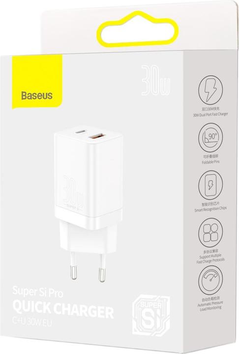 Actual product image Baseus Super Si Pro Quick Charger (30 W)