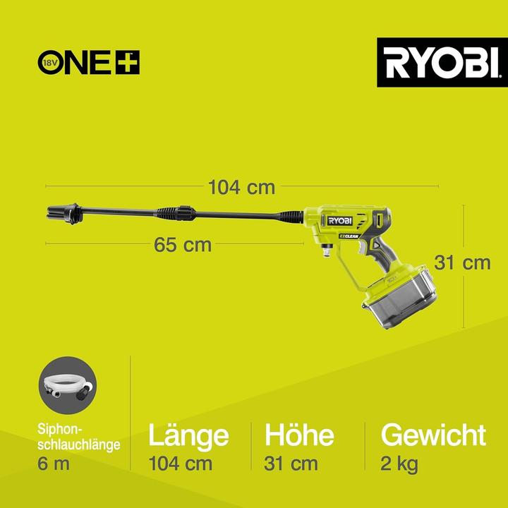 Image du produit Ryobi Slėginis ploviklis (Fonctionnement sur batterie)