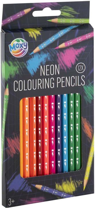 Grafix Neon-Buntstifte, 12 Stk. (12x)