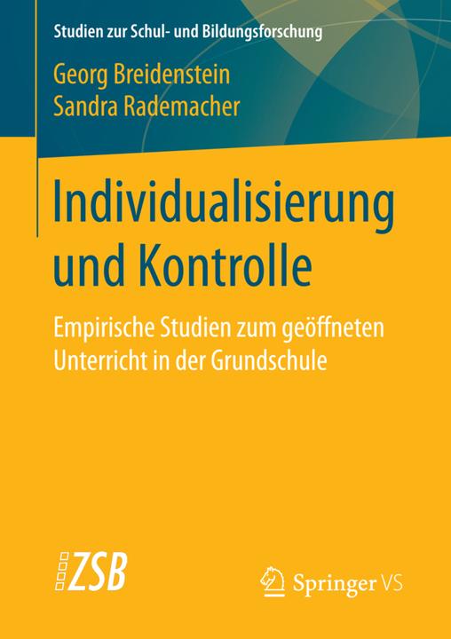 Produktbild Individualisierung und Kontrolle (Deutsch, Georg Breidenstein, Sandra Rademacher, 2016)