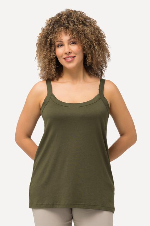 Actual product image Ulla Popken Essential Spaghetti Strap Cami (54)