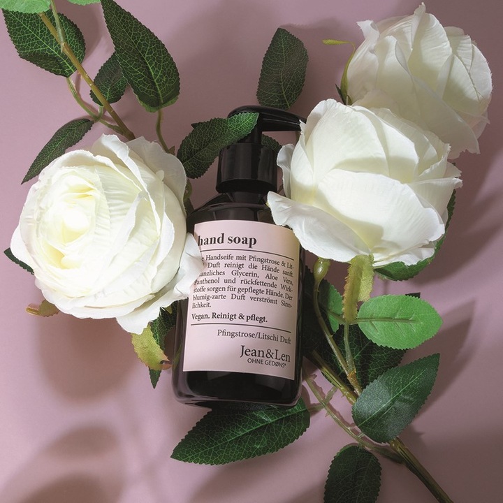 Actual product image Jean & Len Hand Soap Peony and Litchi (Liquid soap, 250 ml)