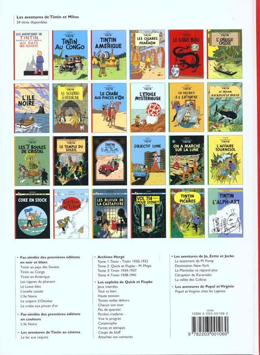 Produktbild L'île noire (Französisch, Hergé, 1998)