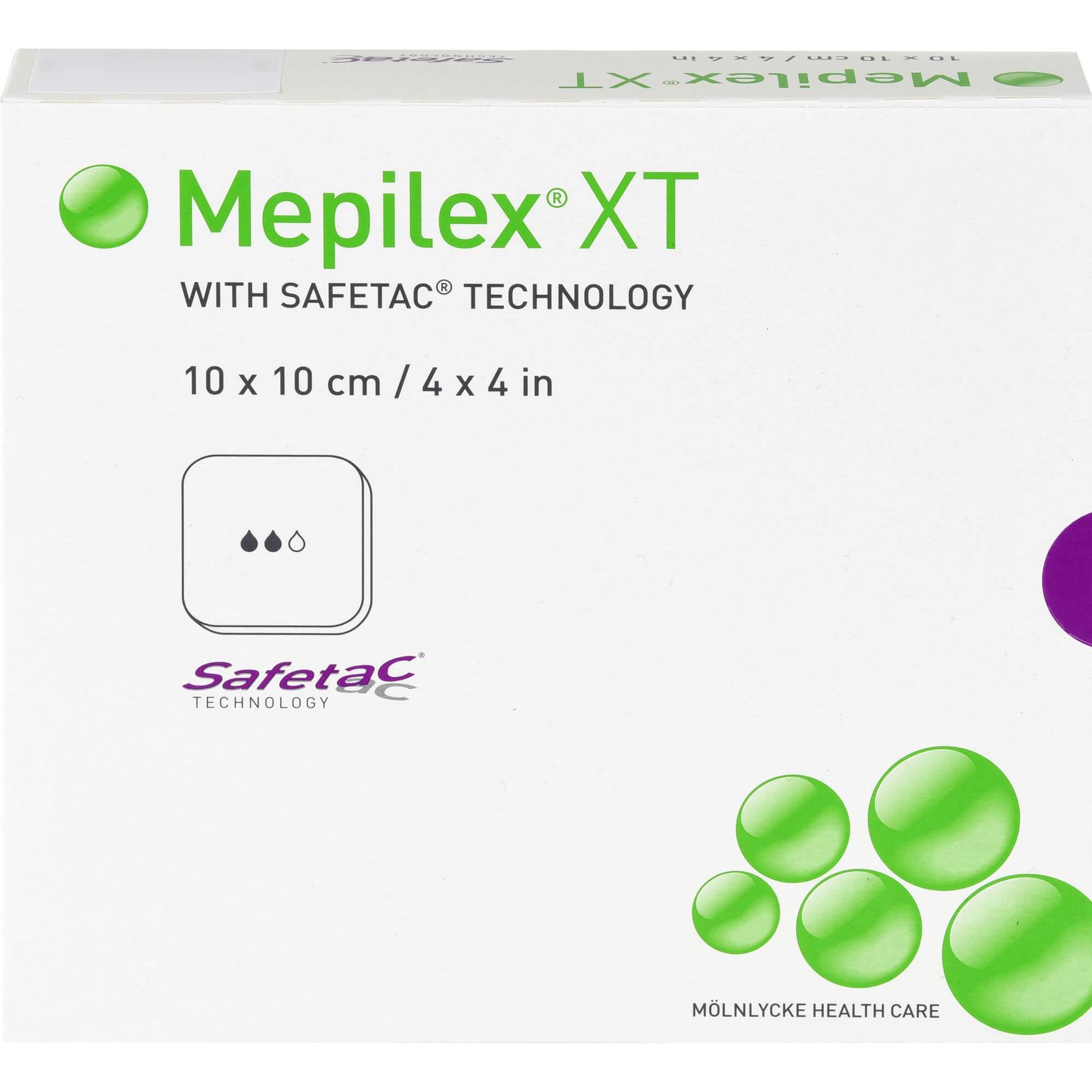 Mepilex, Verbandsmaterial, XT 10x10 cm Schaumverband, 5 St VER