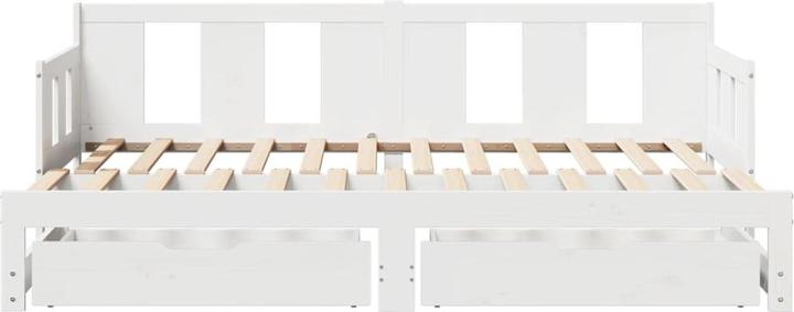 Actual product image vidaXL Extendable day bed with drawers