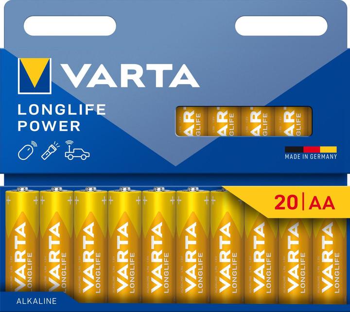 Productafbeelding Varta Longlife (20 Pcs., AA, 2800 mAh)