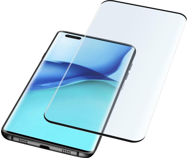 Actual product image Cellularline Curved Glass Screen Protector, Huawei Mate 40 Pro, Black (1 pcs., Mate 40 Pro)