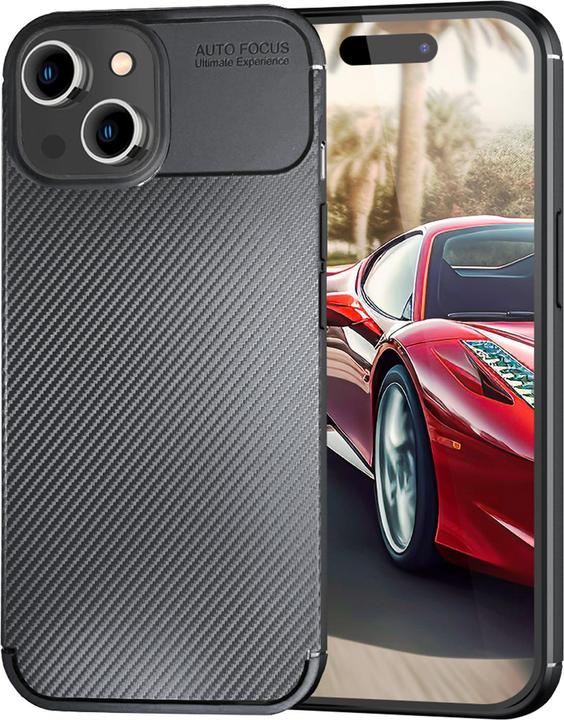 Immagine prodotto Nalia Copertura in silicone Carbon Look (Apple iPhone 15 Plus)