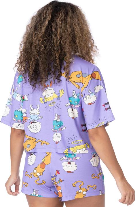 Actual product image Rugrats Womens/Ladies All-Over Print Short Pyjama Set (L)