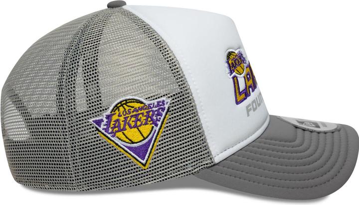Actual product image New Era A-Frame Mesh Trucker Cap - Foam Los Angeles Lakers