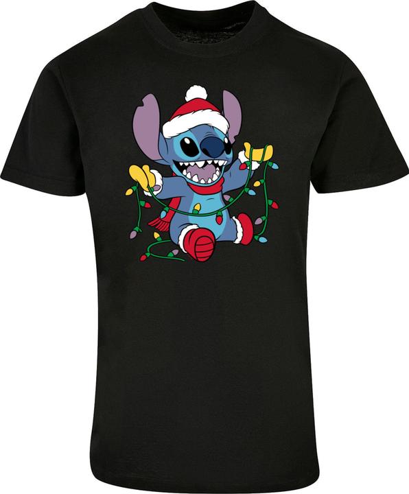 Image du produit Absolute Cult Lilo And Stitch - T-Shirt Basic Christmas Lights - 114349 (XL)