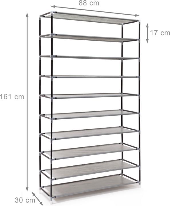 Productafbeelding Relaxdays Schoenenkast (88 x 161 cm)