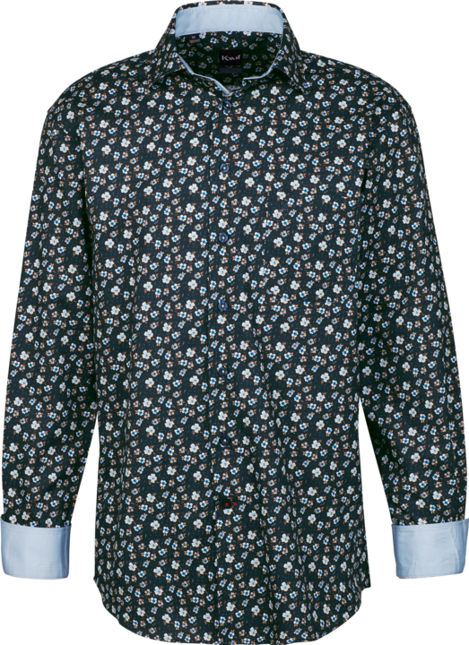 Produktbild Kauf Bari Kent Langarm regular fit mit Kontrast (XL)