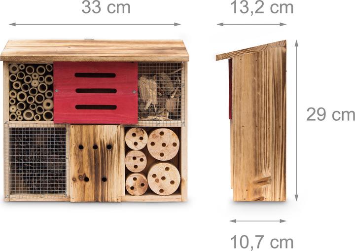 Immagine prodotto Relaxdays Casetta per insetti (Ape, Farfalle)