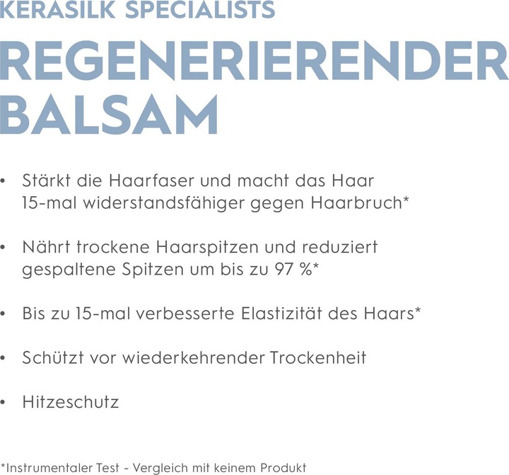 Nährwerte und Zutaten Kerasilk Regeneriernder Balsam (75 ml)