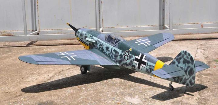 Productafbeelding Black Horse Messerschmitt Bf-109 ( ME-109 ) 2255mm ARF Warbird (BH188) (Warbird)