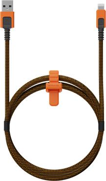Actual product image Xtorm USB-A -> Lightning 1.5m Xtreme cable orange black (1.50 m, 12 W)