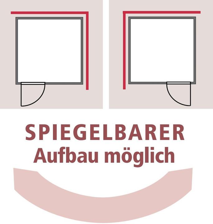 Actual product image Karibu Minja without roof rim (Plug & Play 3,6 KW - Bio external control)