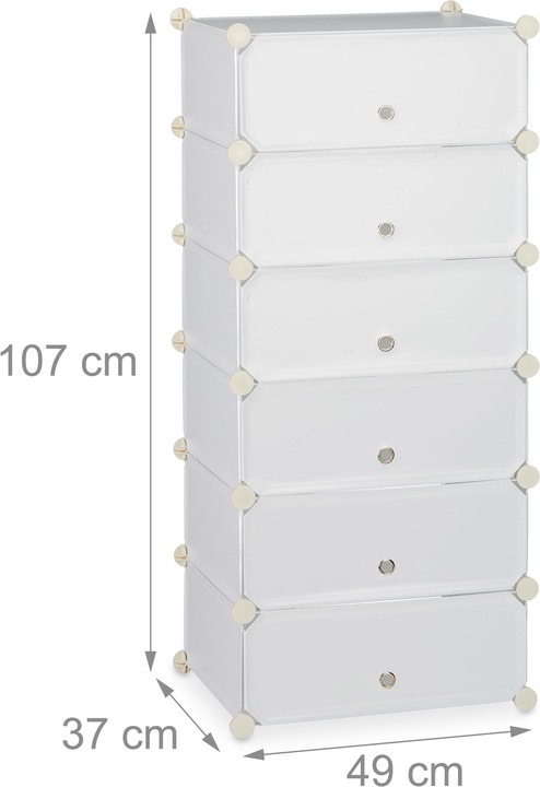 Produktbild Relaxdays Schuhschrank (49 x 37 x 107 cm)