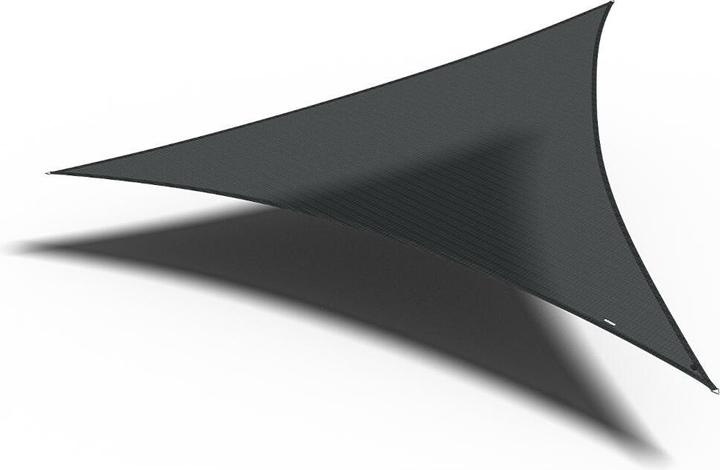 Produktbild Platinum Coolfit Sonnensegel 3-Eck, schwarz Bezug aus 285g/m² Polyethylen (HDPE), 500x500x500 cm (500 x 500 cm)