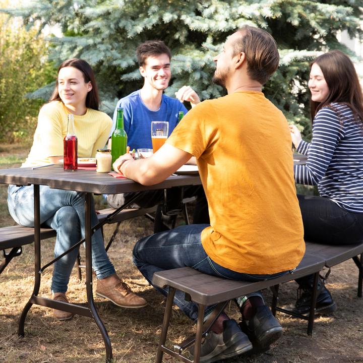 Produktbild Relaxdays Bierbank