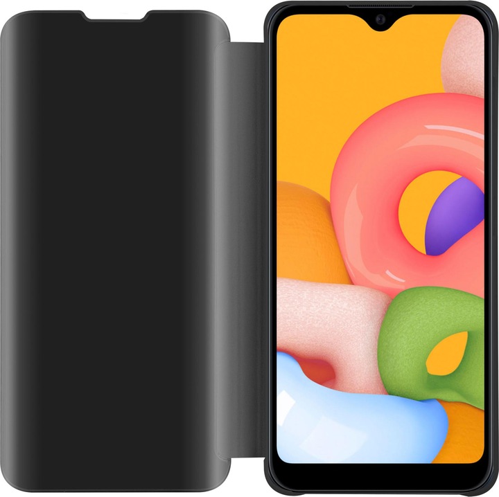 Immagine prodotto Cadorabo Copertina per specchietto retrovisore Smart View a libro (Samsung Galaxy A01)