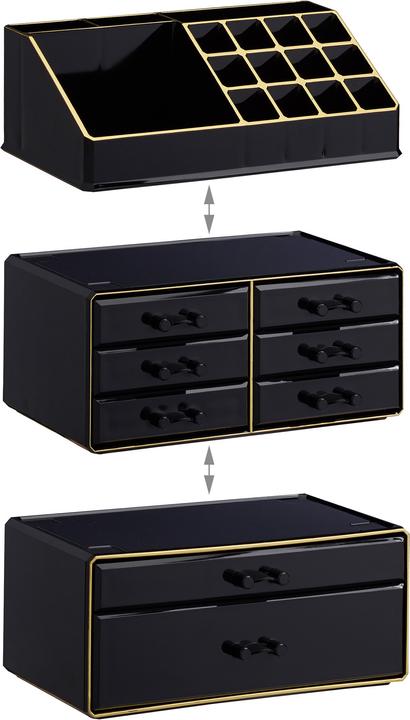Actual product image Relaxdays Makeup Organizer with 8 Drawers