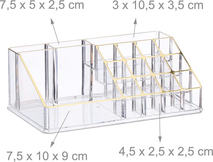 Image du produit Relaxdays Organisateur de maquillage