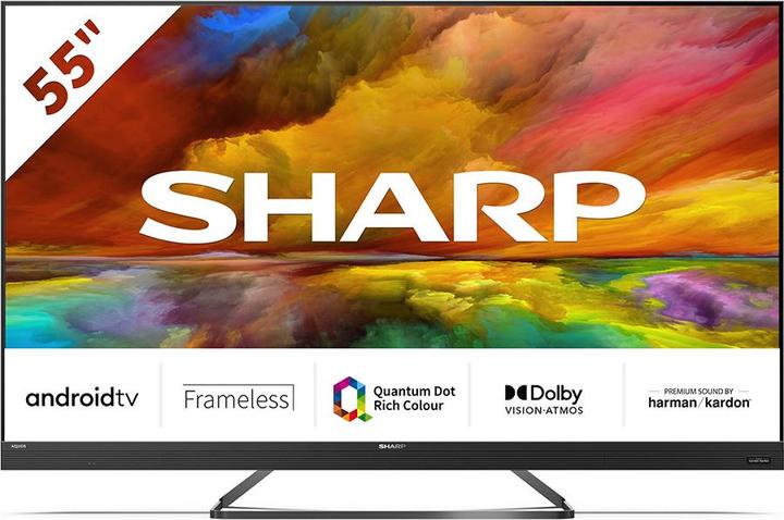 Produktbild Sharp 55EQ3EA (55", EQ3, QLED, 4K, 2022)