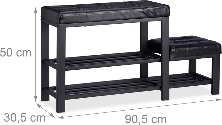 Immagine prodotto Relaxdays Cal (90,5 x 30,5 x 50 cm)