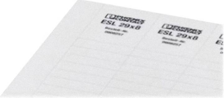 Produktbild Phoenix Contact Einsteckstreifen-Grossbogen ESL 29X 8 (8 mm)