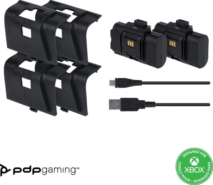 Image du produit PDP Kit "Jouer et charger (Xbox Series S, Xbox One S, Xbox One X, Xbox Series X)