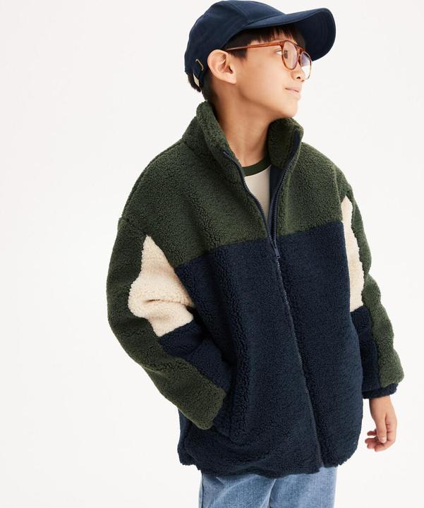 Actual product image La Redoute Collections Sherpa-Jacke mit Reissverschluss und Stehkragen (110)