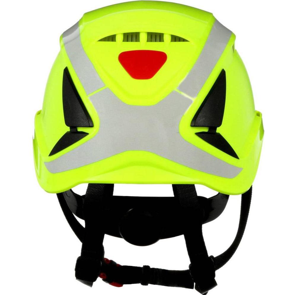 3M, Kopfschutz, SecureFit Schutzhelm neon belüftet reflektierend (50 - 63 cm)