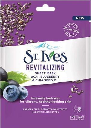 Immagine prodotto St. Ives St Ives Maschera rivitalizzante all'olio di Acai, mirtillo e semi di chia 23ml (23 ml)