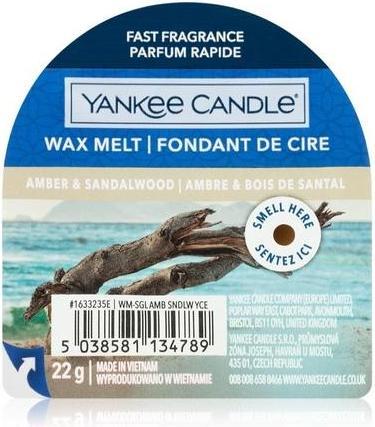 Actual product image Yankee Candle Scented Wax Platelets Amber & Sandalwood