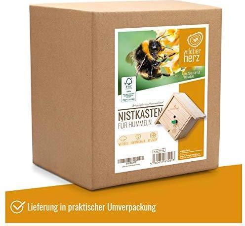 Produktbild Wildtier Herz Hummelhotel zum Aufhängen (Hummeln)