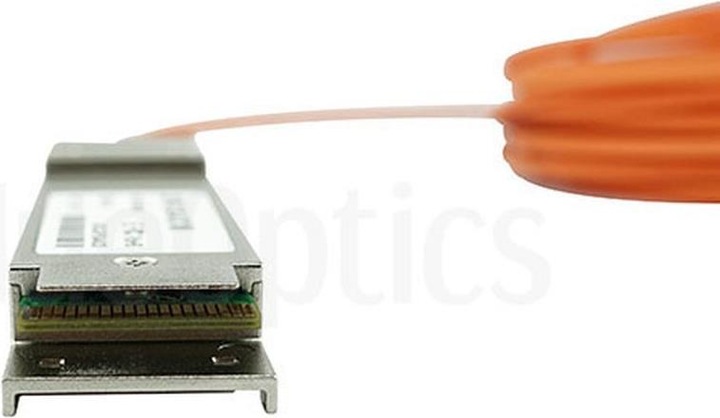 Actual product image BlueOptics Ixia QSFP-AOC-1M compatible AOC QSFP BO252503K1M