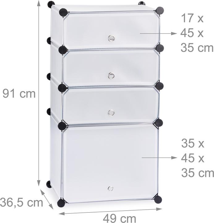 Immagine prodotto Relaxdays Portascarpe (49 x 36,5 x 91 cm)