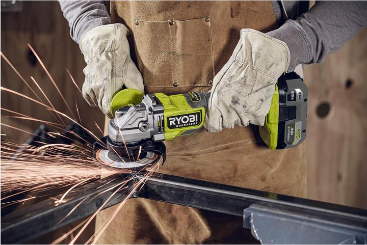 Actual product image Ryobi Akku-Winkelschleifer RAG18BL-0 (125 mm)