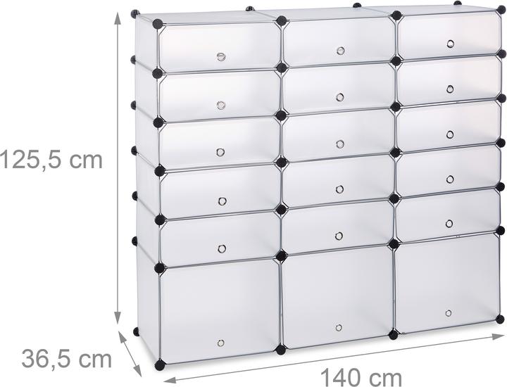 Actual product image Relaxdays Baylee (140 x 36.5 x 125.5 cm)
