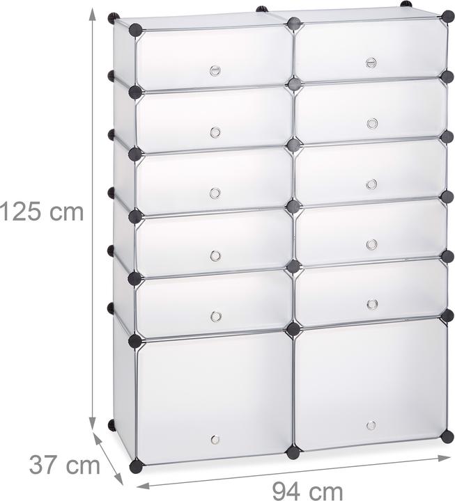 Actual product image Relaxdays Baylee (94 x 37 x 125 cm)