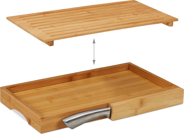 Produktbild Relaxdays Brotschneidebrett