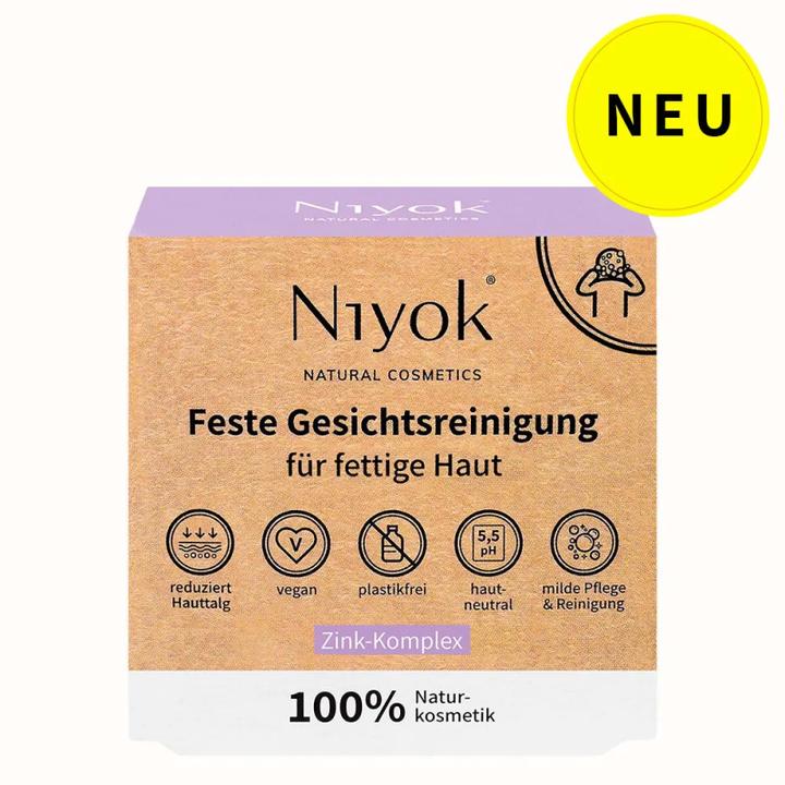Actual product image Niyok Solid face cleansing zinc (Cleaning cloths)