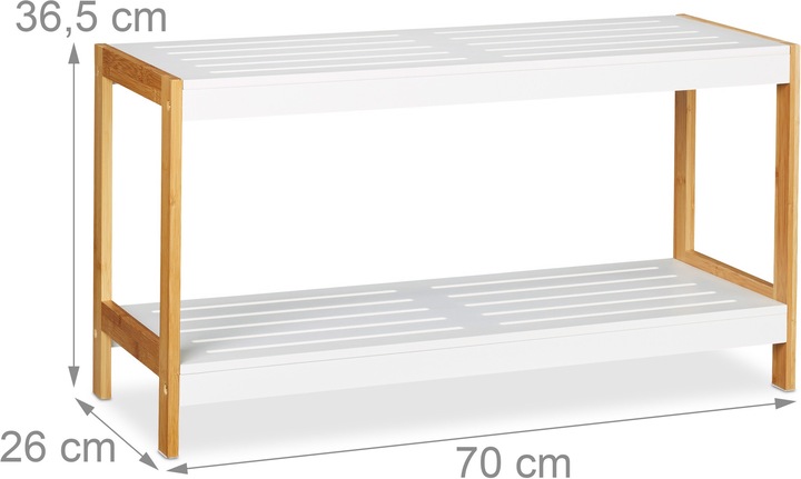 Immagine prodotto Relaxdays Baylee (70 x 26 x 36,5 cm)