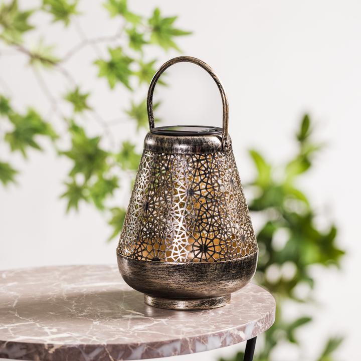 Produktbild GuGus Laterne Solar, Konisch, 16 x 19 cm, Bronze (16 x 16 x 19 cm, 1 x)