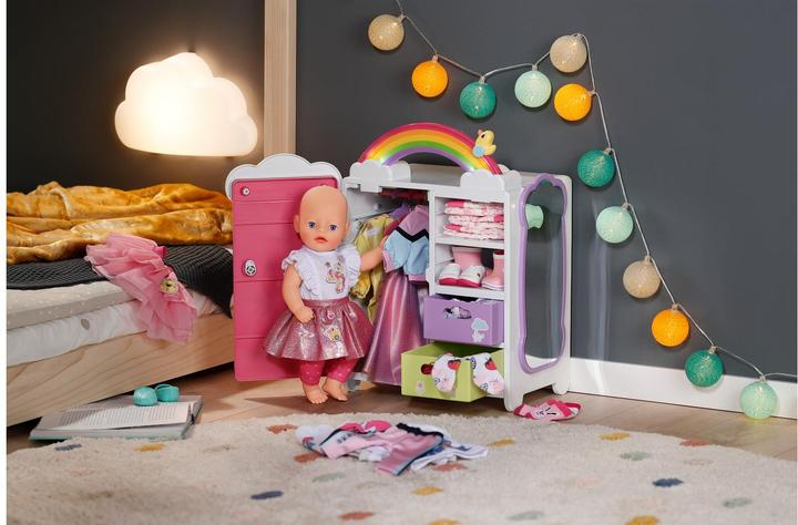 Actual product image Zapf Creation Rainbow wardrobe