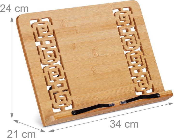 Produktbild Relaxdays Buchständer (34 x 21 x 24 cm)